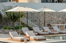 Sea front terrace