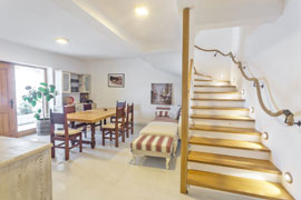 Spacious dining room