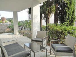 Covered terrace