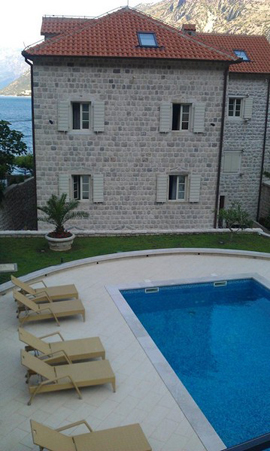 Villa and pool