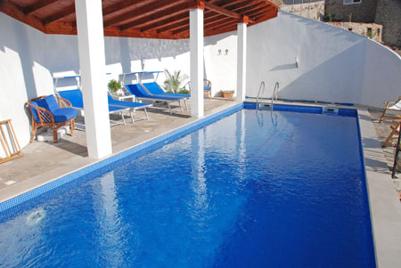 Pool and covered terrace