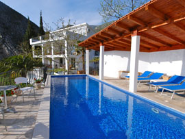 Villa and pool