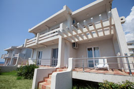 Villa from the terraces