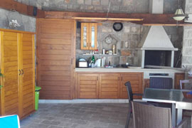 Poolside summer kitchen