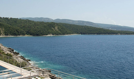 View from the villa