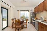 Dining area and kitchen