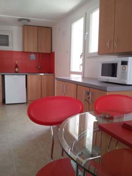 Kitchen with dining area