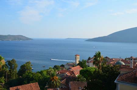 Aerial view of Herceg Novi