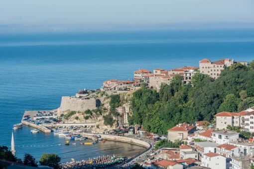Ulcinj fortress and harbour