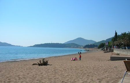 Beautiful sandy beach