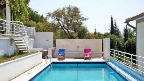 Pool with sunbathing terrace